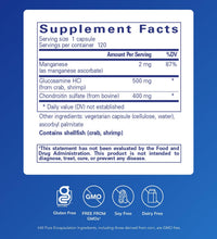 Suplemento de Glucosamina en cápsulas