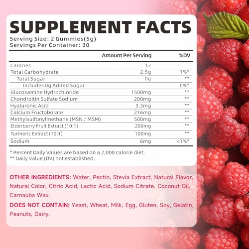 suplemento de glucosamina sin azúcar