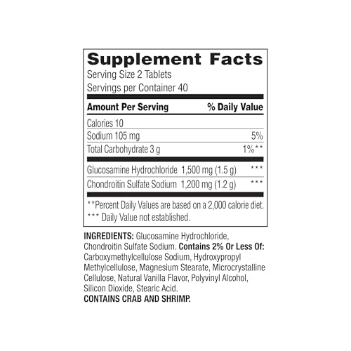 suplemento de glucosamina triple fuerza
