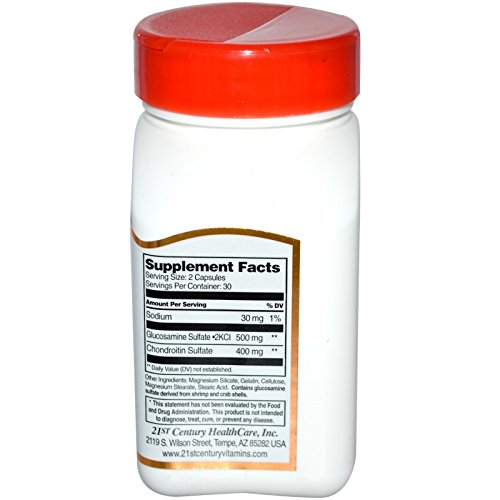suplemento de glucosamina y condroitina 21st Century