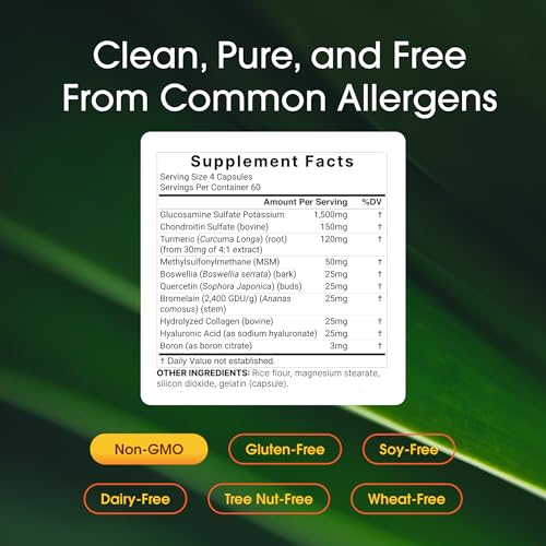 suplemento de glucosamina y condroitina