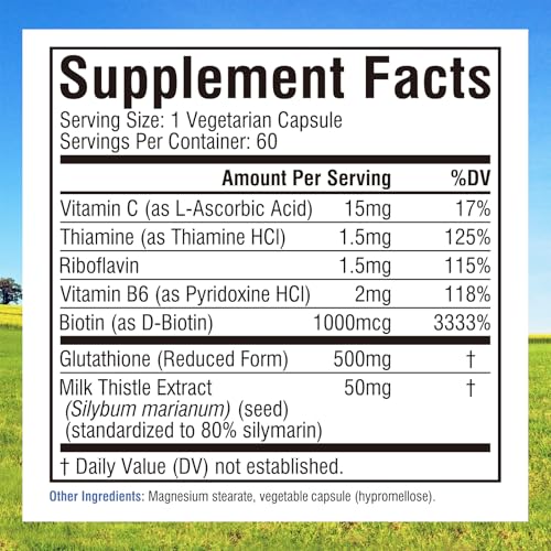 Suplemento de Glutatión 60 cápsulas