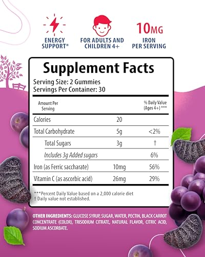 suplemento de hierro con vitamina C