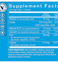 suplemento de hierro con vitamina C