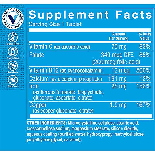 suplemento de hierro con vitamina C