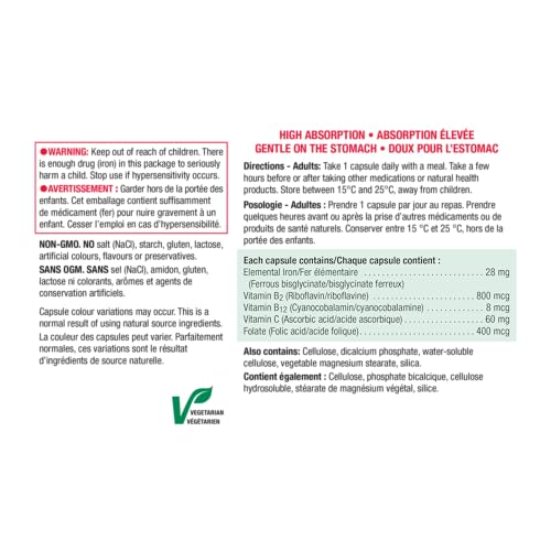 suplemento de hierro fácil de digerir