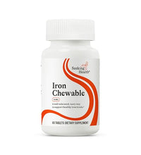 suplemento de hierro masticable Seeking Health