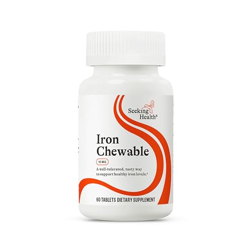 suplemento de hierro masticable Seeking Health