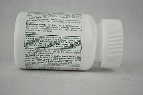 Suplemento de hierro para anemia Cypress