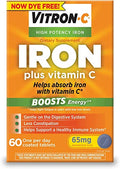 suplemento de hierro Vitron-C con vitamina C