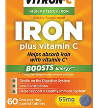 suplemento de hierro Vitron-C con vitamina C