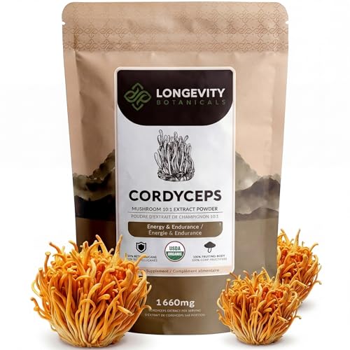 suplemento de hongos cordyceps orgánico