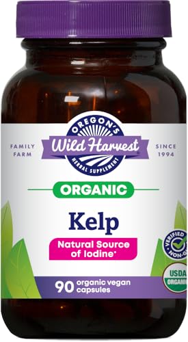 suplemento de kelp orgánico natural