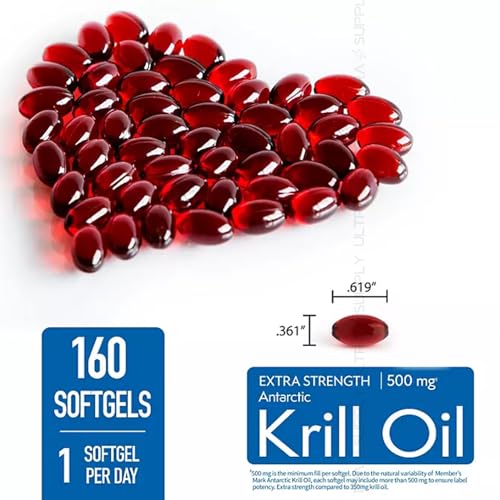 Suplemento de kril extra fuerte 500 mg