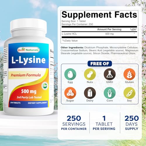 Suplemento de L-Lisina para mejorar la salud