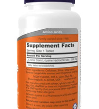 Suplemento de L-Lisina para salud