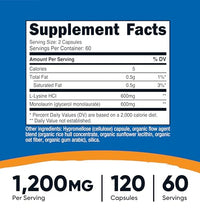 Suplemento de L-Lisina sin gluten