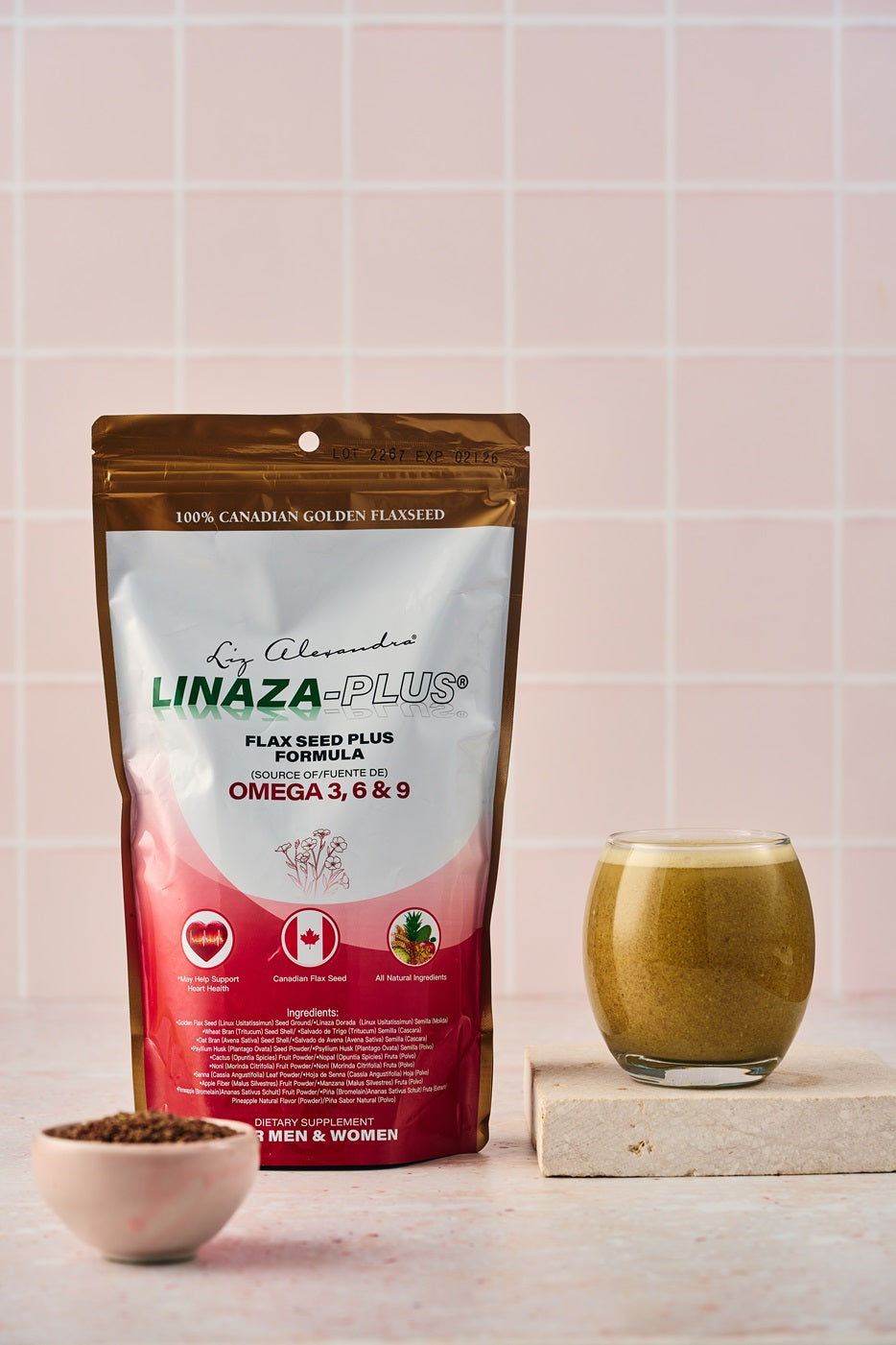 Suplemento de linaza con Omega 3 beneficios