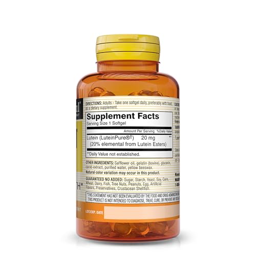 Suplemento de luteína con vitamina E