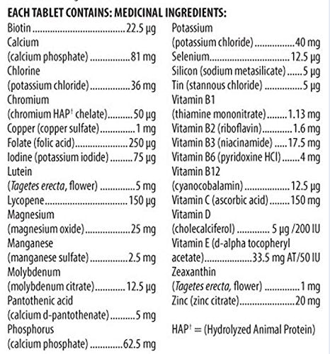 Suplemento de luteína para ojos saludables