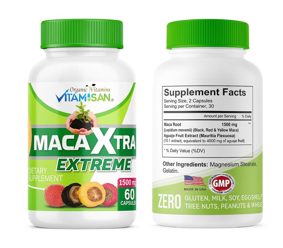 Suplemento de maca para equilibrio hormonal