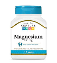 suplemento de magnesio 250 mg