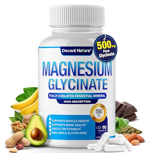 suplemento de magnesio glicinato vegano