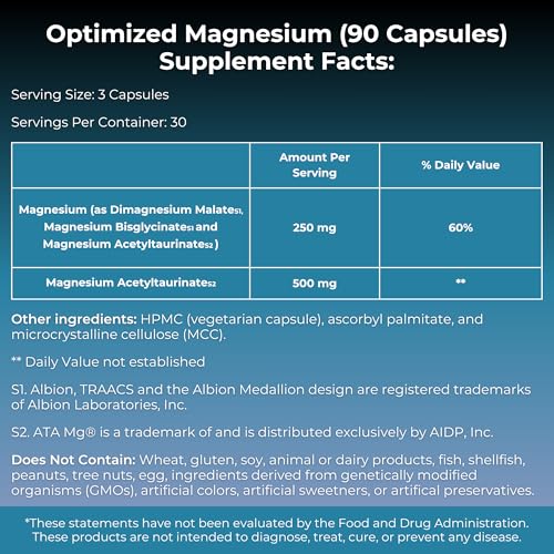 Suplemento de magnesio para reducir estrés