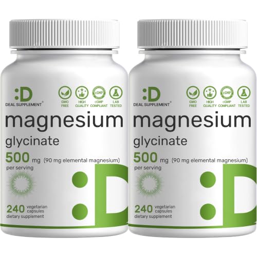 Suplemento de magnesio vegano 500mg