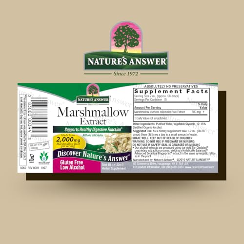 suplemento de malvavisco para el bienestar