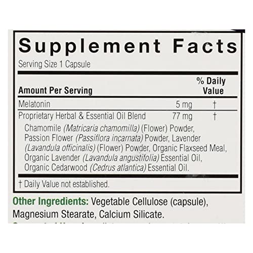 suplemento de melatonina con lavanda