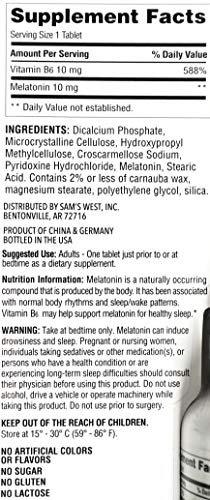 suplemento de melatonina con vitamina B6