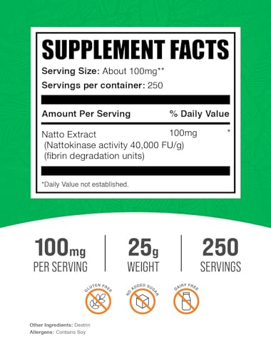 Suplemento de natto para mejorar circulación