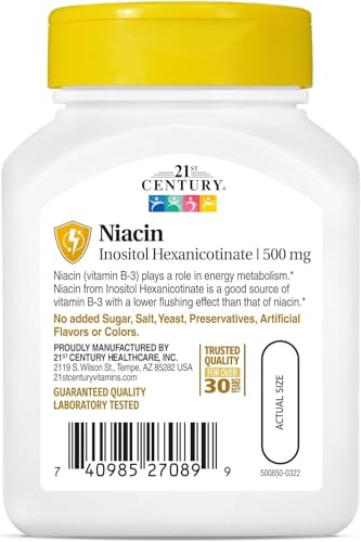 suplemento de niacina para bienestar