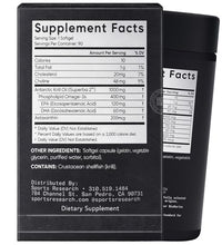 Suplemento de omega-3 en softgels
