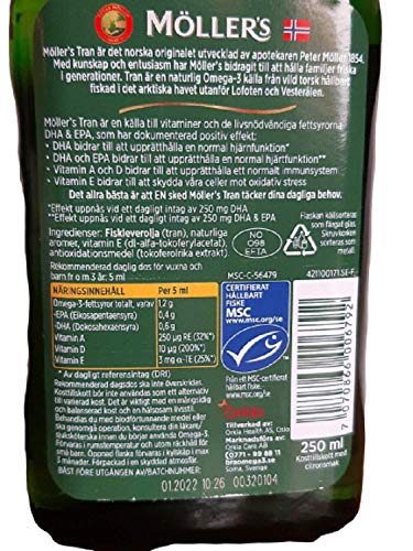 suplemento de omega-3 Möllers para salud