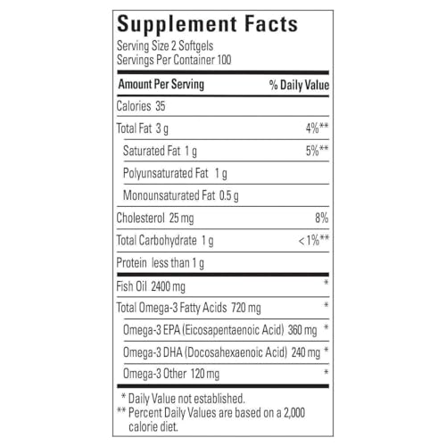 Suplemento de Omega-3 para salud