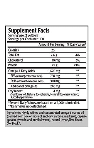 suplemento de Omega-3 para salud