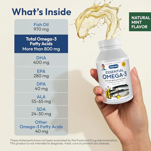 Suplemento de omega-3 sin malestar