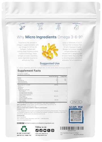 Suplemento de omega con sabor a limón