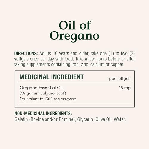 suplemento de orégano para la salud