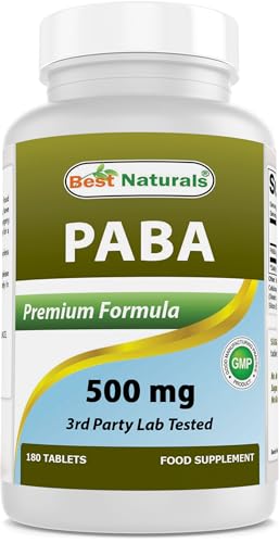suplemento de PABA 500 mg