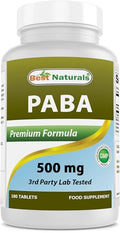 suplemento de PABA 500 mg