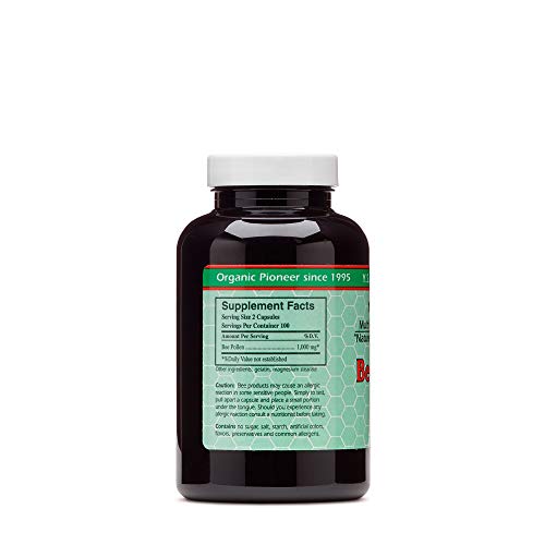 suplemento de pólen de abeja 550 mg