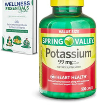 suplemento de potasio para corazón saludable