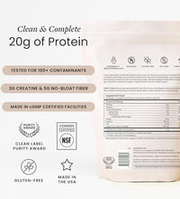 Suplemento de proteína con creatina