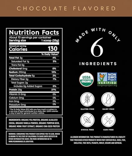 suplemento de proteína vegetal orgánica