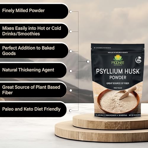 Suplemento de psyllium amigable con keto