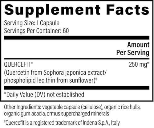 Suplemento de quercetina 500mg