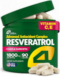 suplemento de resveratrol 1800mg antioxidante potente